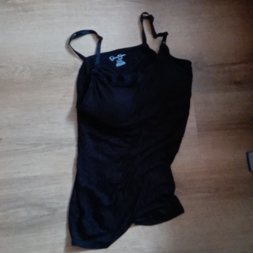 Black Jessica Simpson nursing camisole